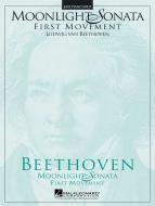 Moonlight Sonata First Movement Easy Piano Solo 