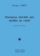 Mariposa clavada que medita su vuelo 