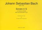 Sonate in G à 2 Claviers et Pedal 