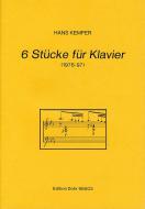 6 Stücke für Klavier 