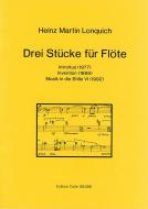 Drei Stücke für Flöte 