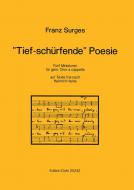 Tief-schürfende' Poesie 
