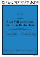 10 folk songs and dances from Germany 