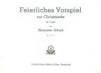 Feierliches Vorspiel zur Christmette 