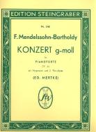 Konzert 1 G-Moll Op. 25 für Klavier und Orchester 