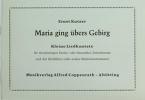 Maria ging übers Gebirg 