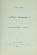 Zur Weihe des Hauses 