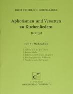 Aphorismen und Versetten zu Kirchenliedern Heft 3 