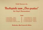 Nachspiele zum 'Deo gratias' 