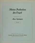 Kleine Präludien für Orgel 