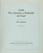 Zwölf Vor-, Zwischen- und Nachspiele für Orgel 