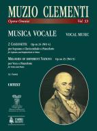 2 Canzonette / Melodies of Different Nations 