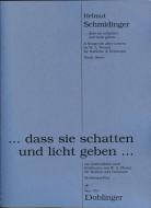 ...dass sie schatten und licht geben... 