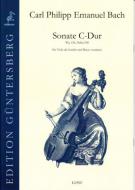 Sonate C-Dur Wq 136 