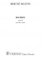 Bourree Op. 42 pour Flute et Piano 