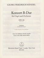 Orgelkonzert B-Dur op. 7/1 HWV 306 
