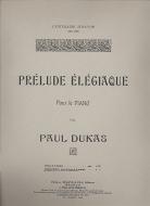 Prelude Elegiaque 