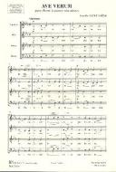 Ave Verum pour Choeur a Quatre Voix Mixtes 