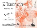 32 Trauerlieder für Bläserquartett 