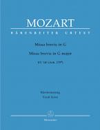 Missa brevis en sol mayor KV 140 (Anh. 235d) Standard