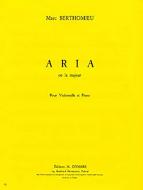 Aria en la majeur 