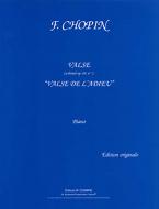 Valse op. 69 No. 1 L'Adieu 