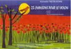 23 Chansons pour le violon 