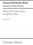 What God Hath Done, Is Rightly Done 