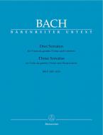 3 Sonatas BWV 1027-1029 Standard