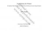 Tres Poemes do l'Oriente (Three Poems From The East) 