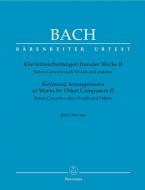 Arreglos para piano de otras obras II BWV 978-984 Standard