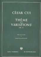 Thème et variation, op.61 