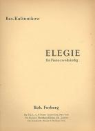 Elégie b-moll 