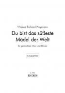 Du bist das süsseste Mädel der Welt 