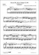 Sonata No. 16 in C Major KV 545 