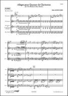 Allegro For Clarinet Quartet 