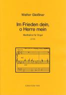Im Frieden dein, o Herre mein 