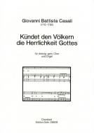 Kündet den Völkern die Herrlichkeit Gottes 