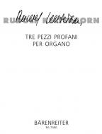 Tre pezzi profani per organo 