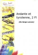 Andante et tyrolienne, 2 Fl 