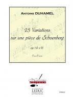25 Variations sur une Piece de Schoenberg, Op. 19 No. 6 