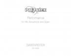 Performance für Alt-Saxophon und Orgel Standard