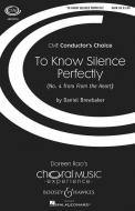 To Know Silence Perfectly 