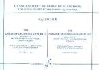 100 Dechiffrages Manuscrits Vol. 1 