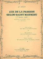 Air de la Passion Selon Saint Mathieu 