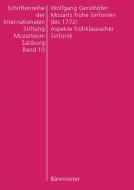 Mozarts frühe Sinfonien (bis 1772) 