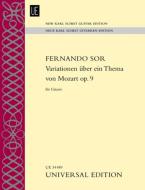 Variationen über ein Thema von Mozart op. 9 