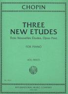 Three New Etudes op.posth. 