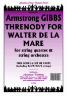 Threnody for W.De La Mare 