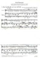 Fünf Kanons op. 79 Standard